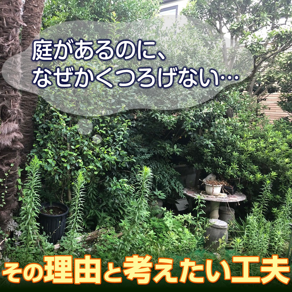 庭があるのに、なぜかくつろげない…その理由と考えたい工夫