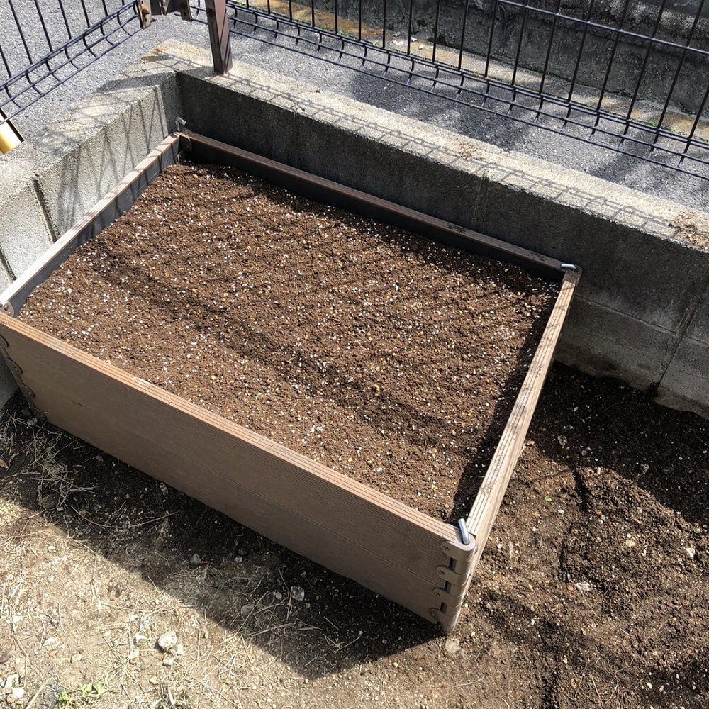 レイズドベッドは土壌管理がしやすい