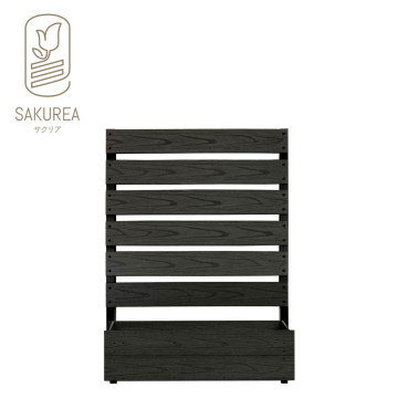 ぽんと置くだけフェンス ブラックエディション ボーダー板間隔3cm